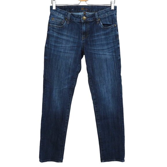 Kut from the Kloth Women 6 Straight Leg Denim Blue Jeans Pants Style KP494MS1N - Picture 9 of 9